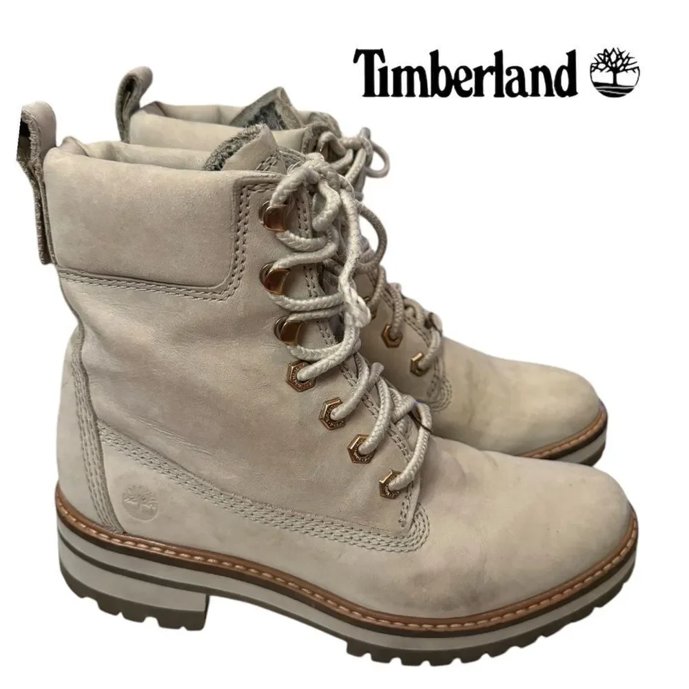 Timberland Linden Woods Women's Nubuck Leather Boots 7 - Picture 2 of 6